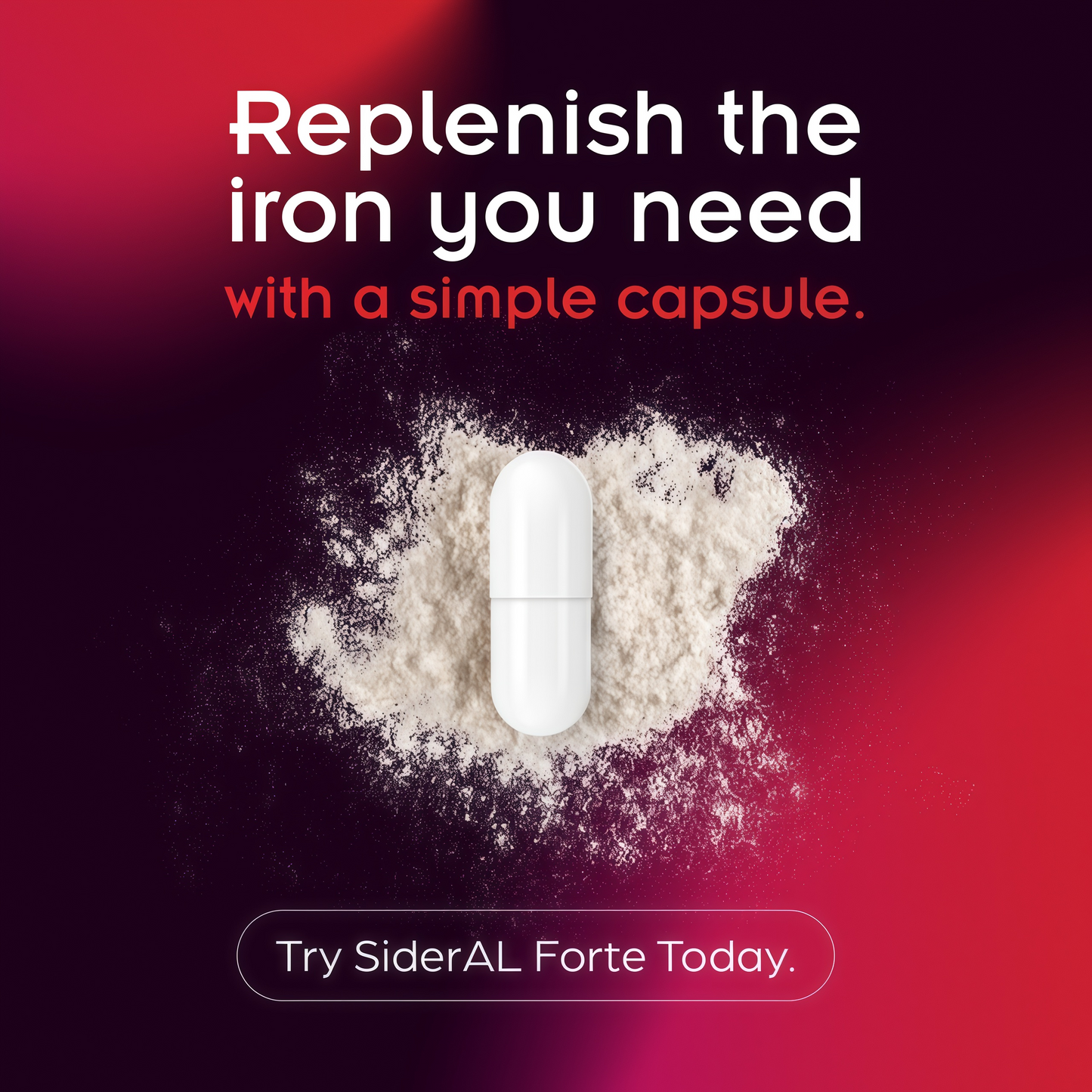 SiderAL Forte Sucrosomial Iron Supplement for Women and Men - Clinically Proven to Increase Levels without Side Effects, Gentle on Stomach, 7x Higher Absorption for Anemia & Energy, Vitamin C, 30ct